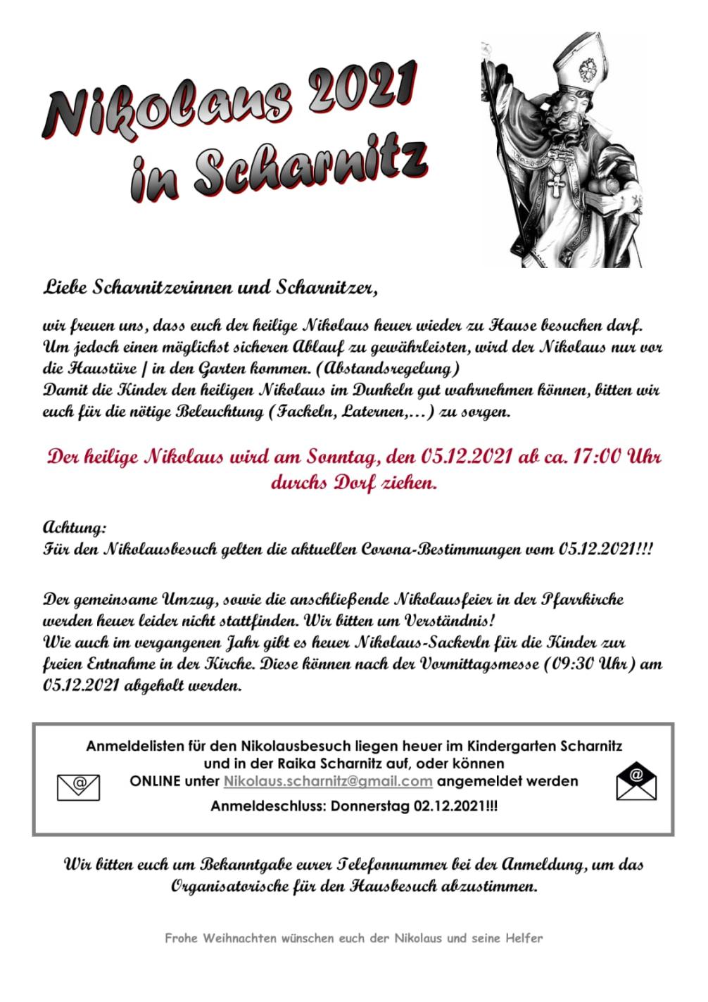 Nikolaus Besuch Info