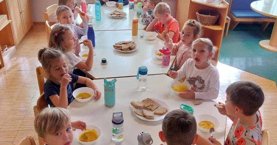 Gesunde Jause Gemüsesuppe